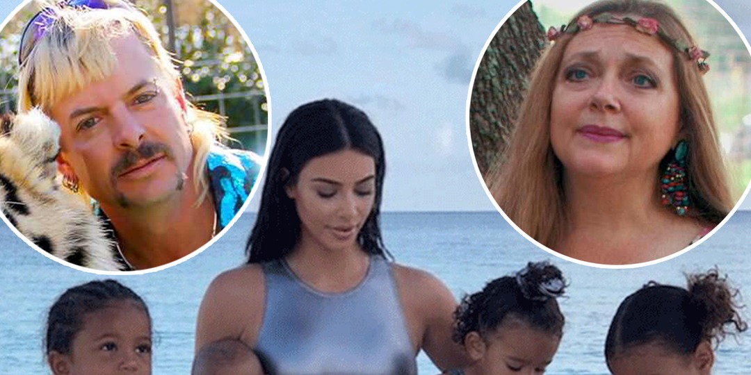 See Kim Kardashian & Kids' Tiger King-Themed Halloween Costumes - E! Online